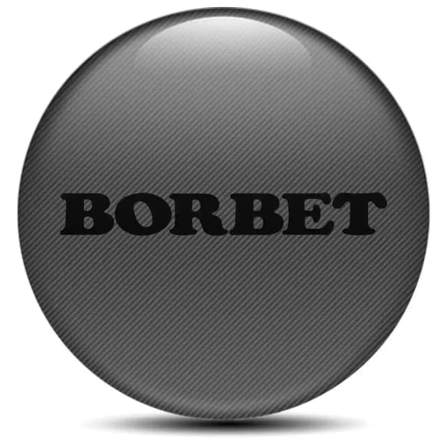Borbet Domed Sticker High Quality