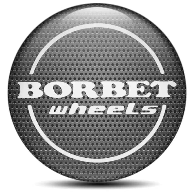 Borbet Domed Sticker Self-Adhesive Premium Edition