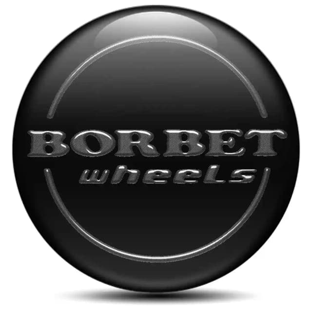 Borbet Domed Sticker Self-Adhesive Premium Quality
