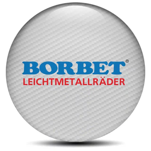 Borbet Emblem Badge Self-Adhesive Premium Edition