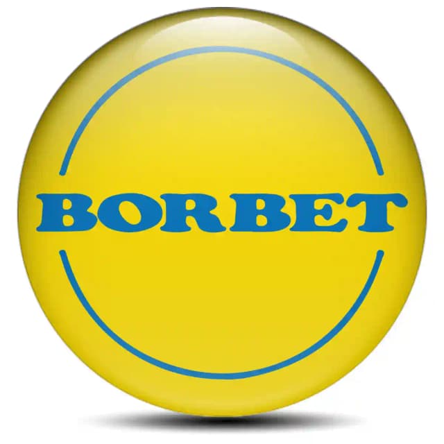Borbet Emblem Center Hub Cap Self-Adhesive High Quality