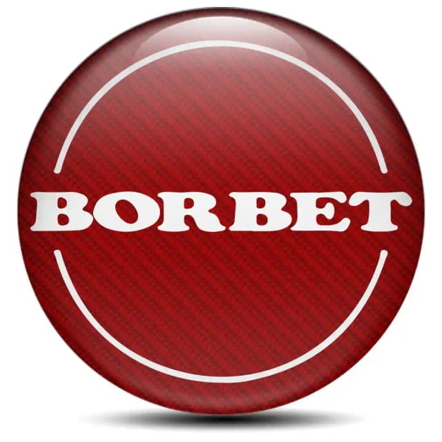 Borbet Logo Emblem Self-Adhesive High Quality