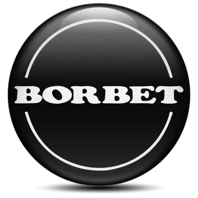Borbet Logo Emblem Self-Adhesive Premium Quality
