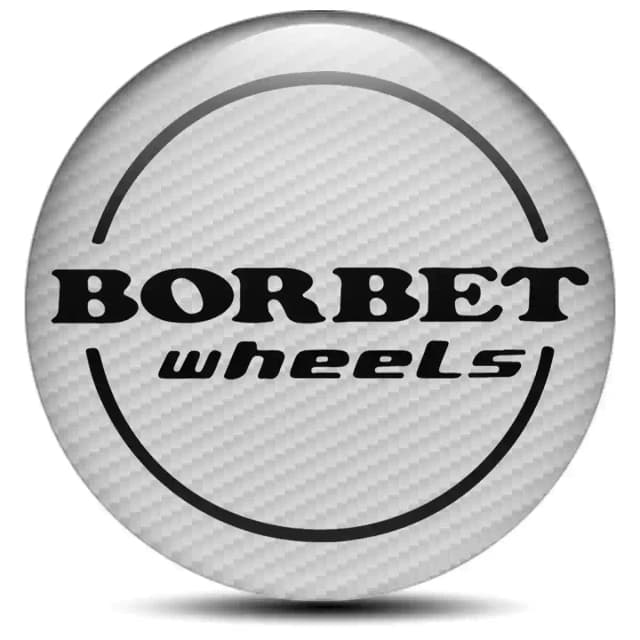 Borbet Sticker Epoxy 3D Gel Premium Quality