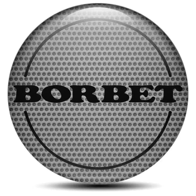 Borbet Sticker Epoxy 3D Gel Stylish Design
