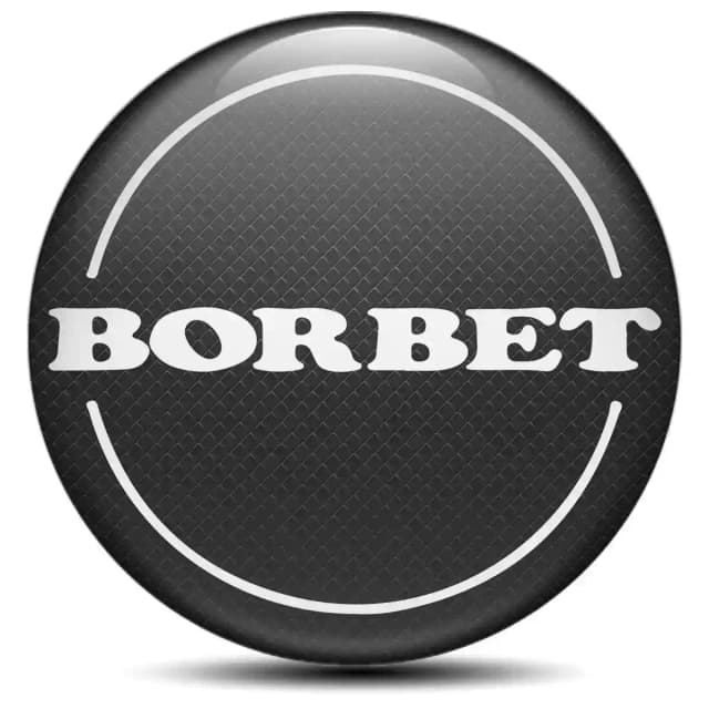 Borbet Wheel Emblem Self-Adhesive High Quality