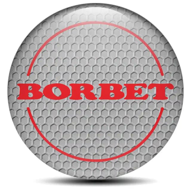 Borbet Wheel Emblem Self-Adhesive Stylish Design