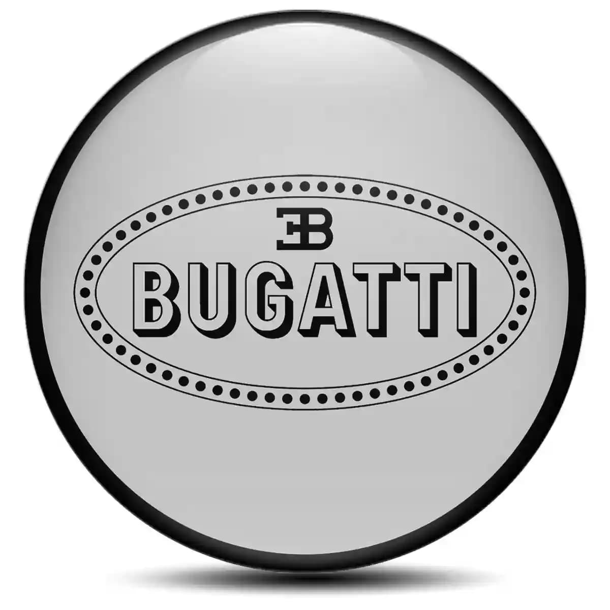 Bugatti Domed Emblem Self-Adhesive High Quality