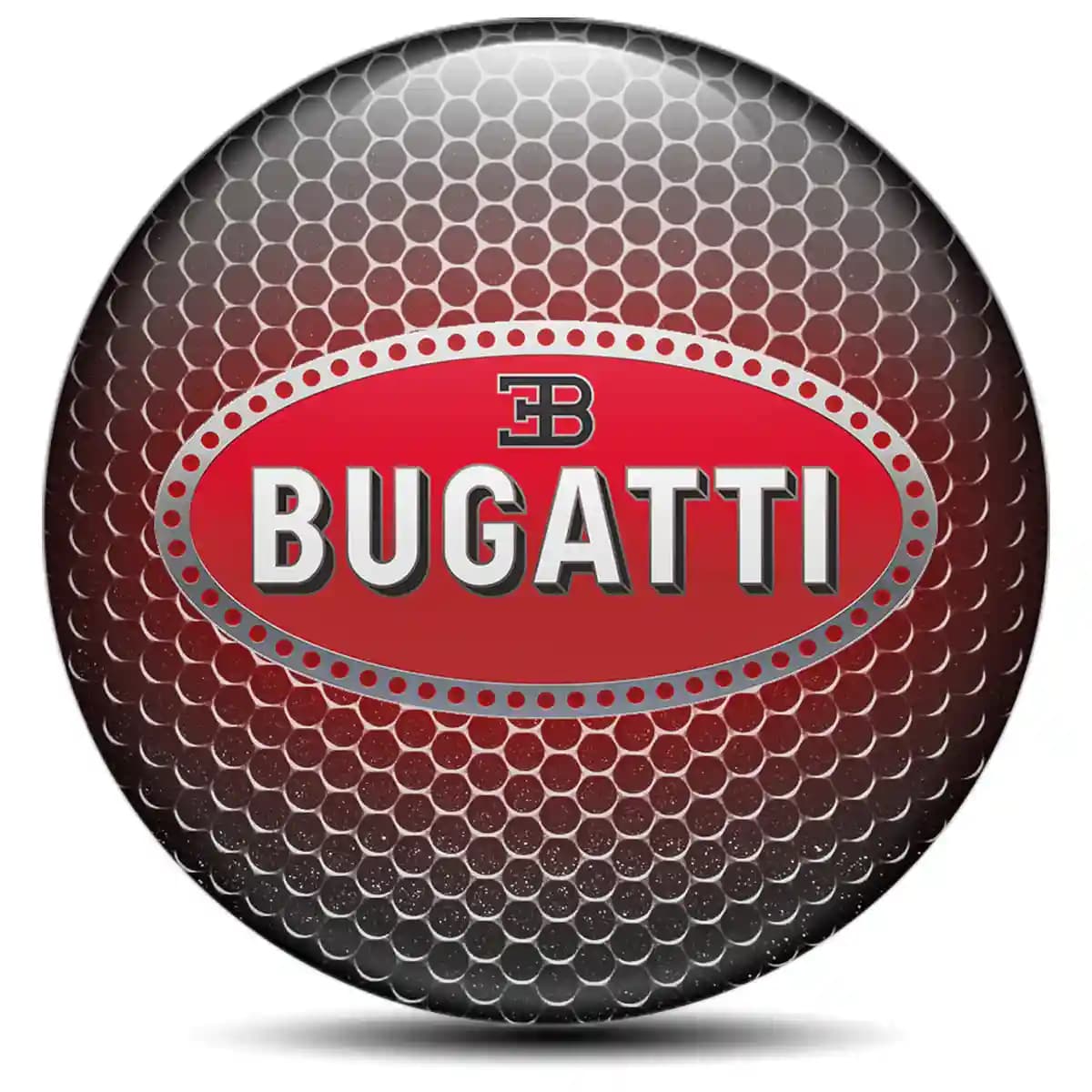 Bugatti Emblem Epoxy Self-Adhesive Stylish Design