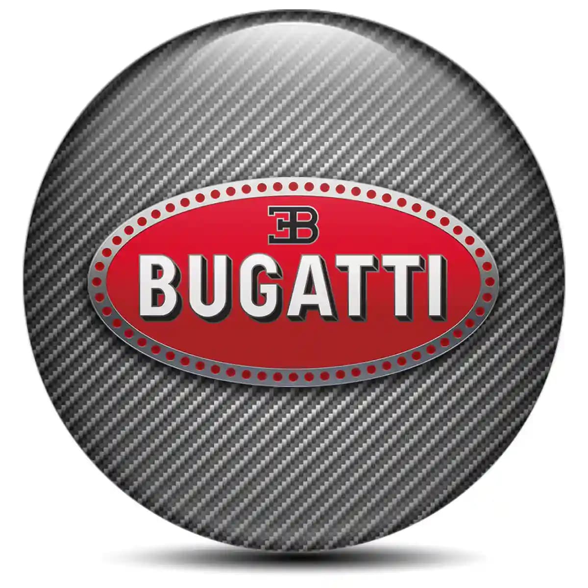 Bugatti Epoxy Sticker Stylish Design