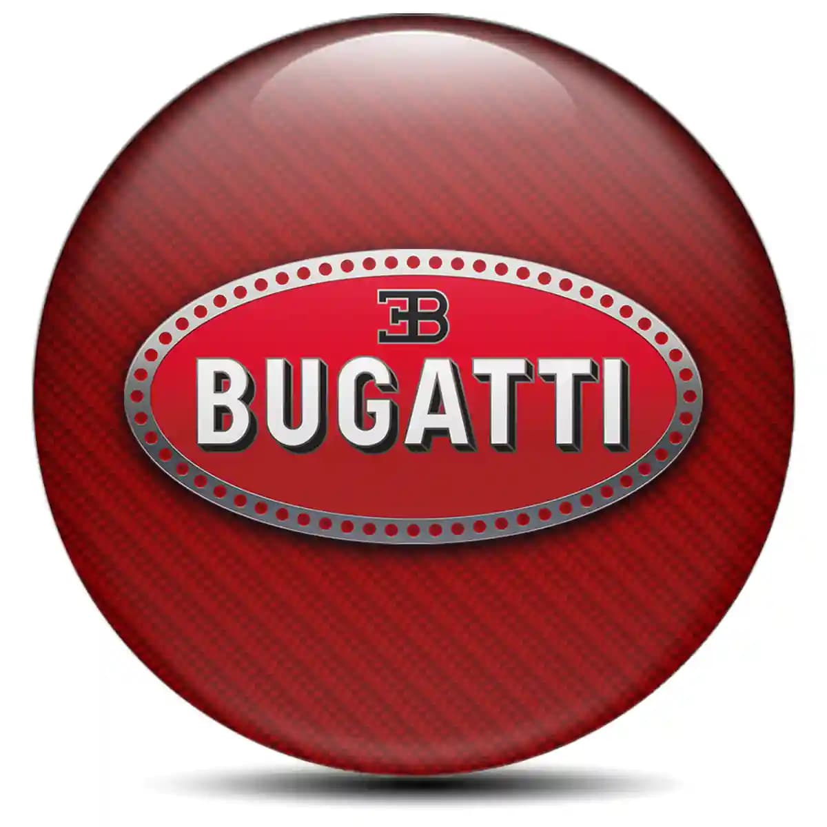 Bugatti Wheel Emblem Self-Adhesive High Quality