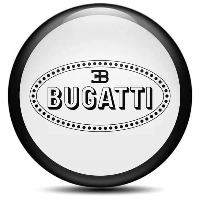 Bugatti Wheel Emblems High Quality