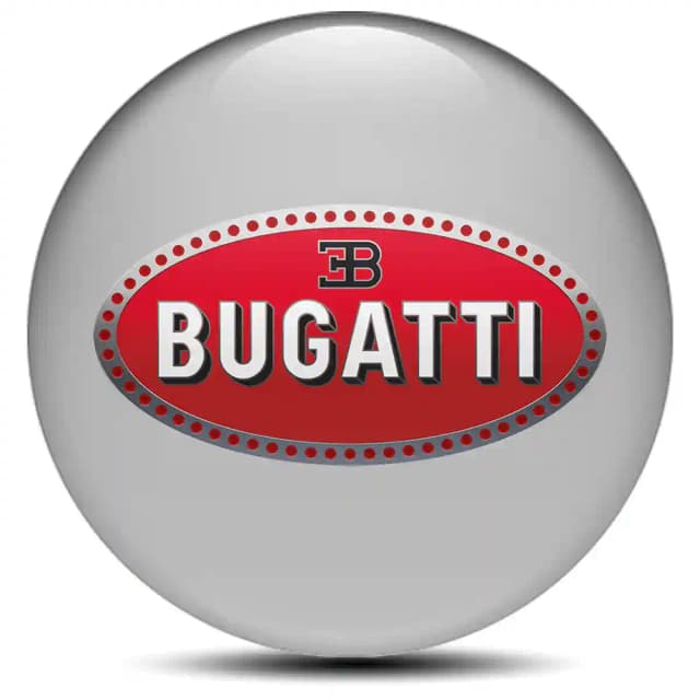 Bugatti Wheel Emblems Stylish Design