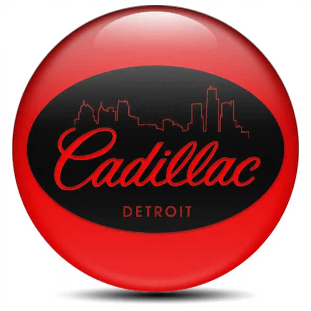 Cadillac Badge Emblems Center Cap Premium Edition