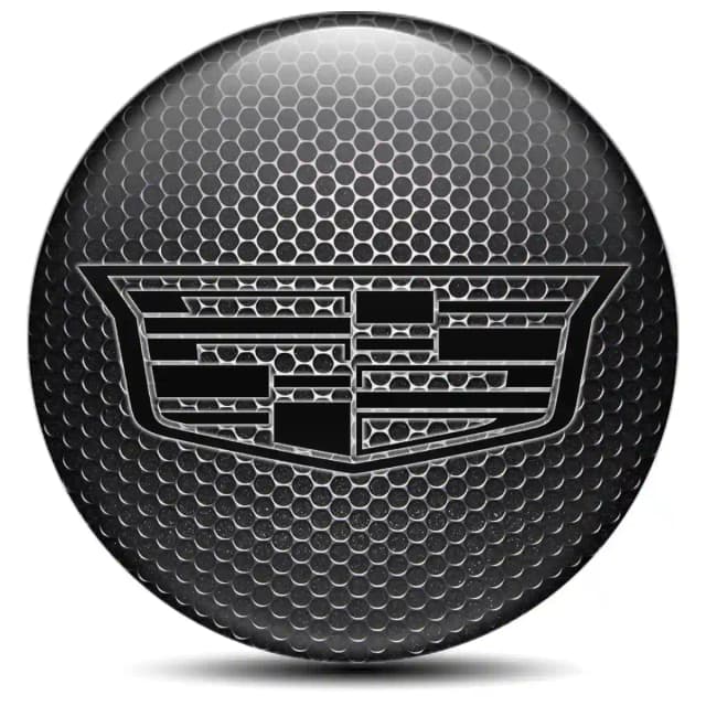 Cadillac Domed Emblem Self-Adhesive Luxury Edition