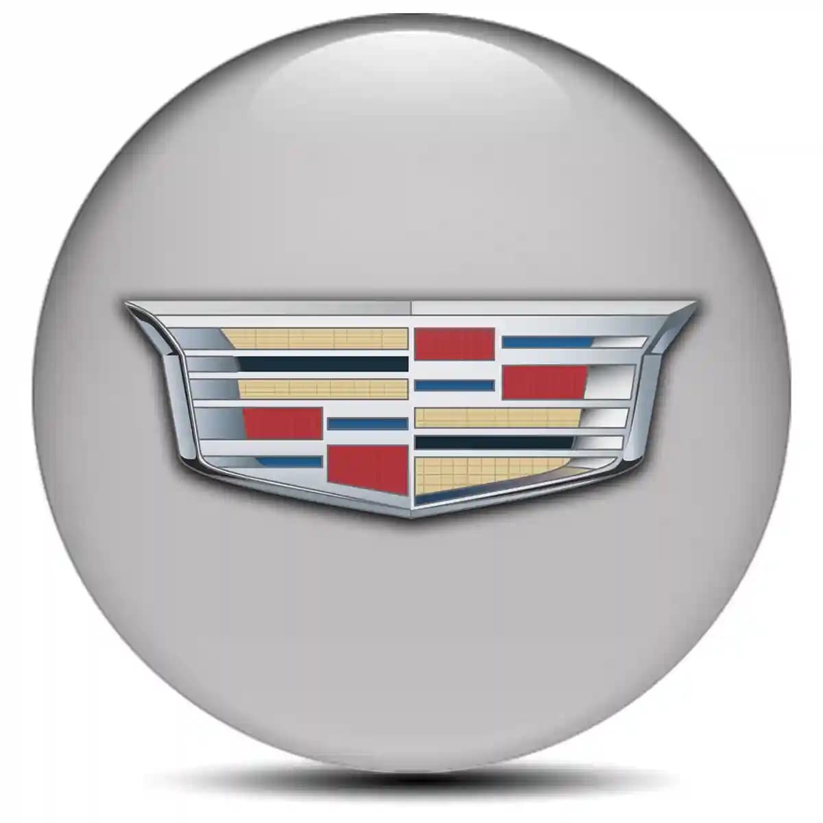 Cadillac Domed Emblem Self-Adhesive Stylish Design