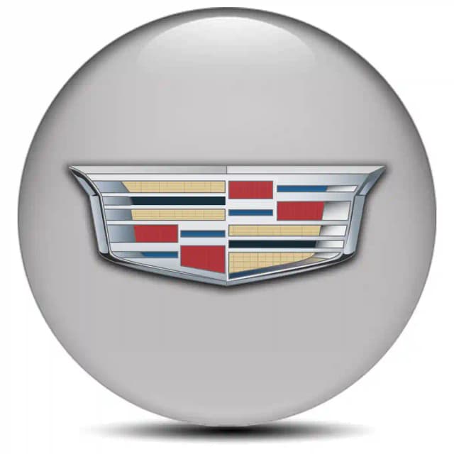 Cadillac Domed Emblem Self-Adhesive Stylish Design
