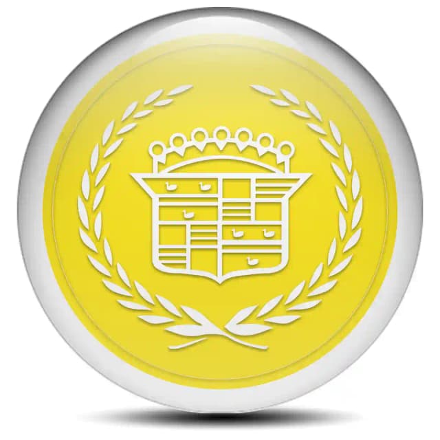 Cadillac Domed Sticker Premium Resin