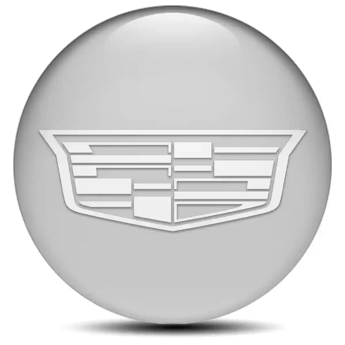 Cadillac Domed Sticker Self-Adhesive Premium Edition