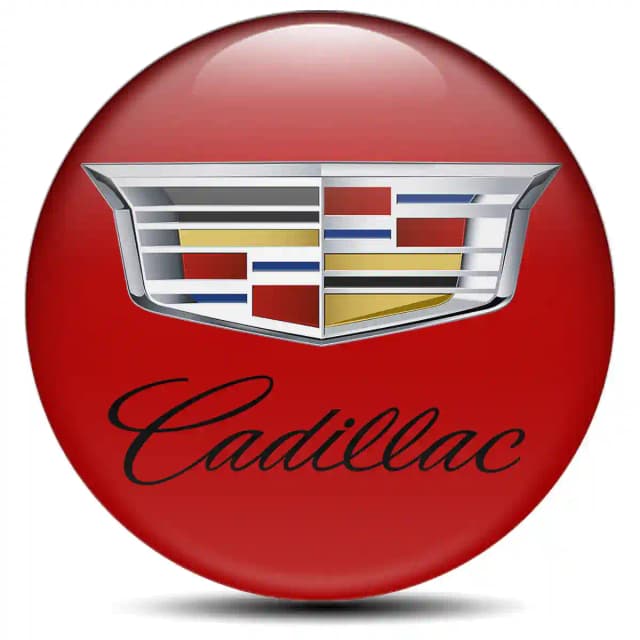 Cadillac Domed Sticker Self-Adhesive Premium Quality