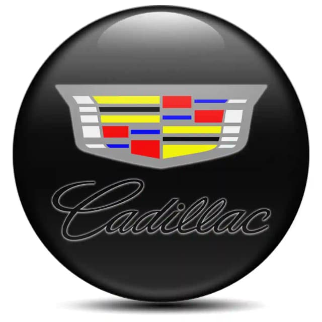 Cadillac Domed Sticker Self-Adhesive Stylish Design