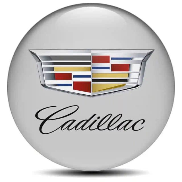 Cadillac Domed Sticker Stylish Design