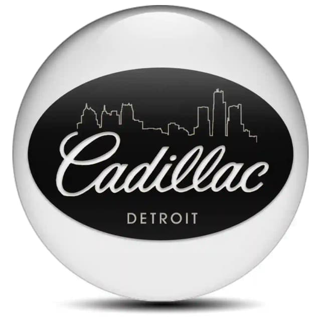 Cadillac Emblem Badge Self-Adhesive Premium Edition