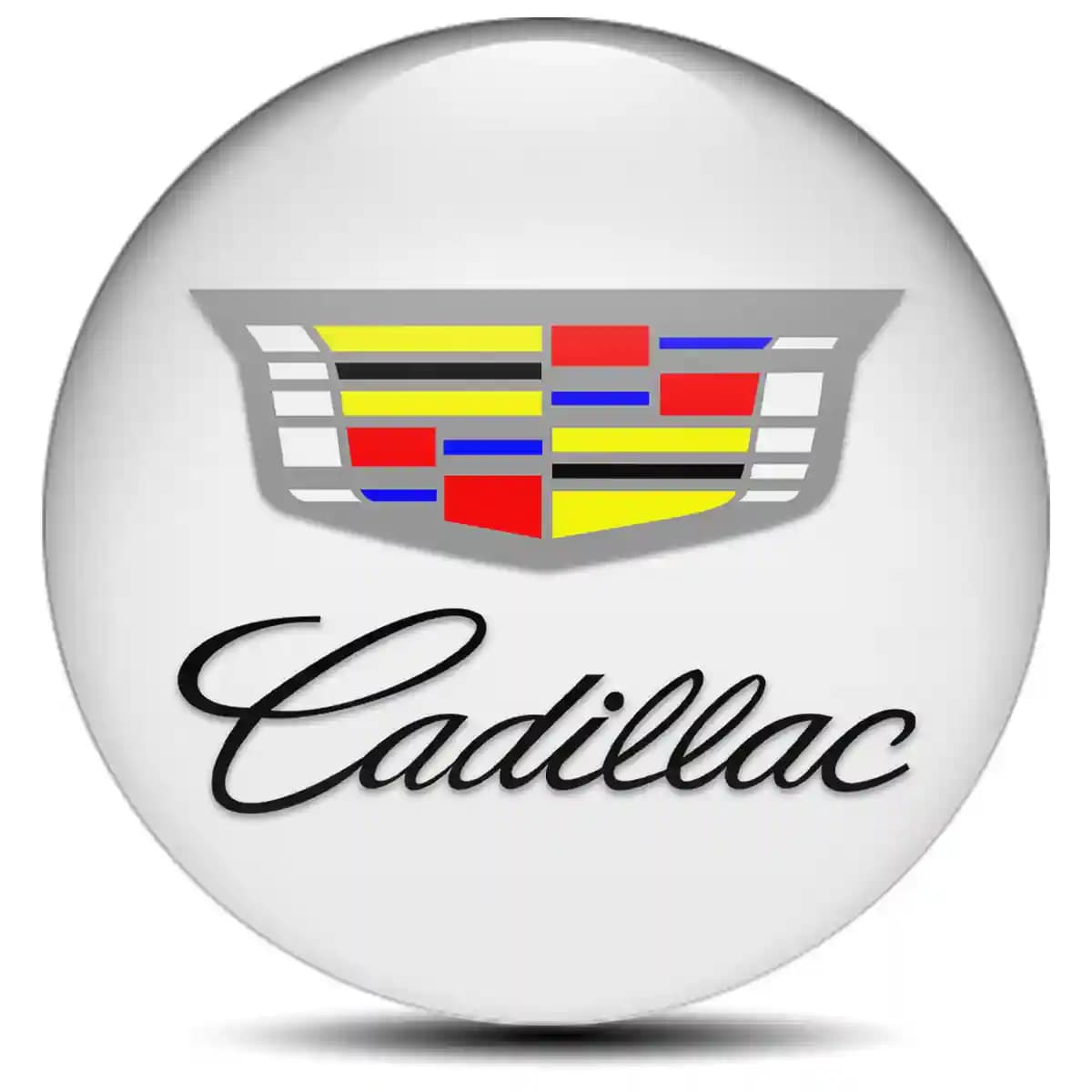 Cadillac Emblem Badge Self-Adhesive Premium Quality