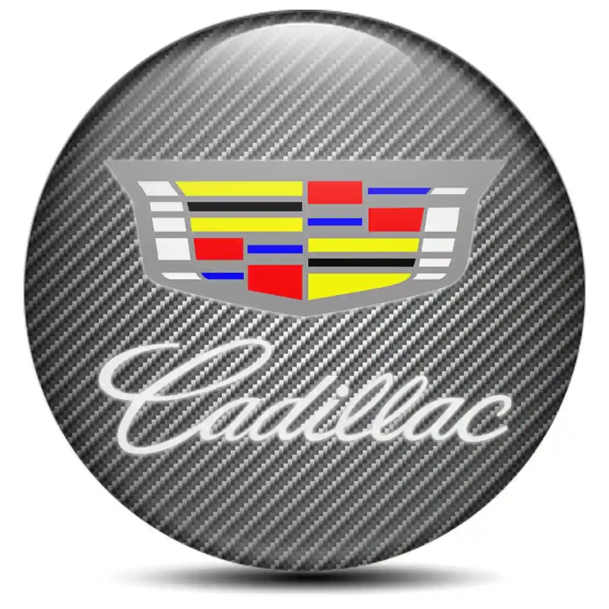 Cadillac Emblem Center Hub Cap Self-Adhesive High Quality
