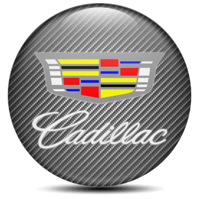 Cadillac Emblem Center Hub Cap Self-Adhesive High Quality