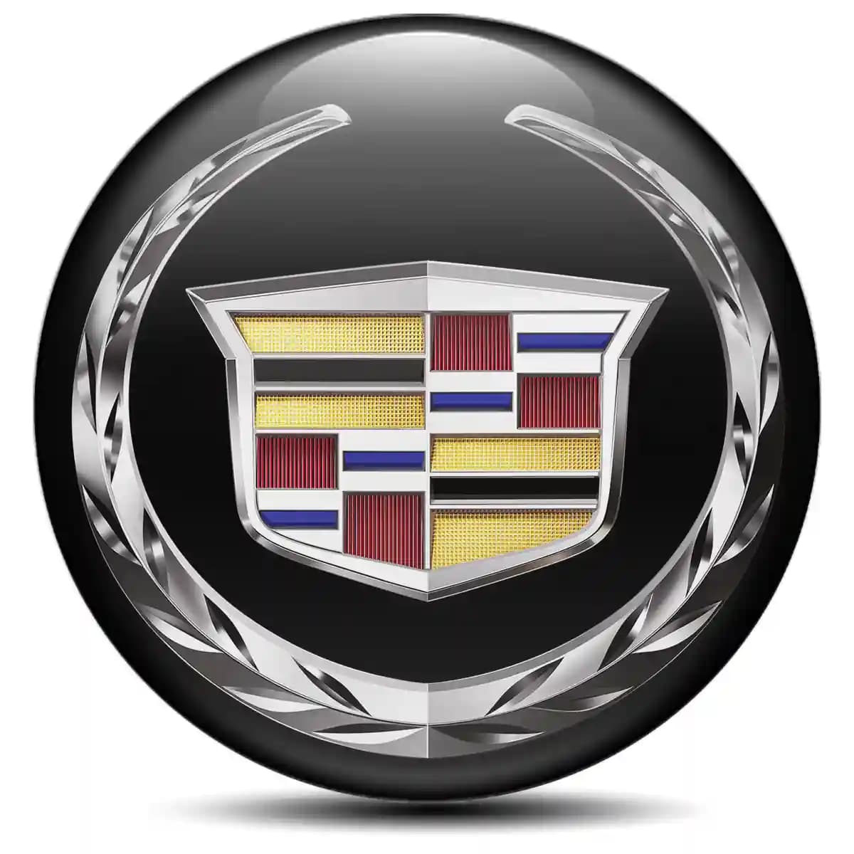 Cadillac Emblem Center Hub Cap Self-Adhesive Luxury Edition