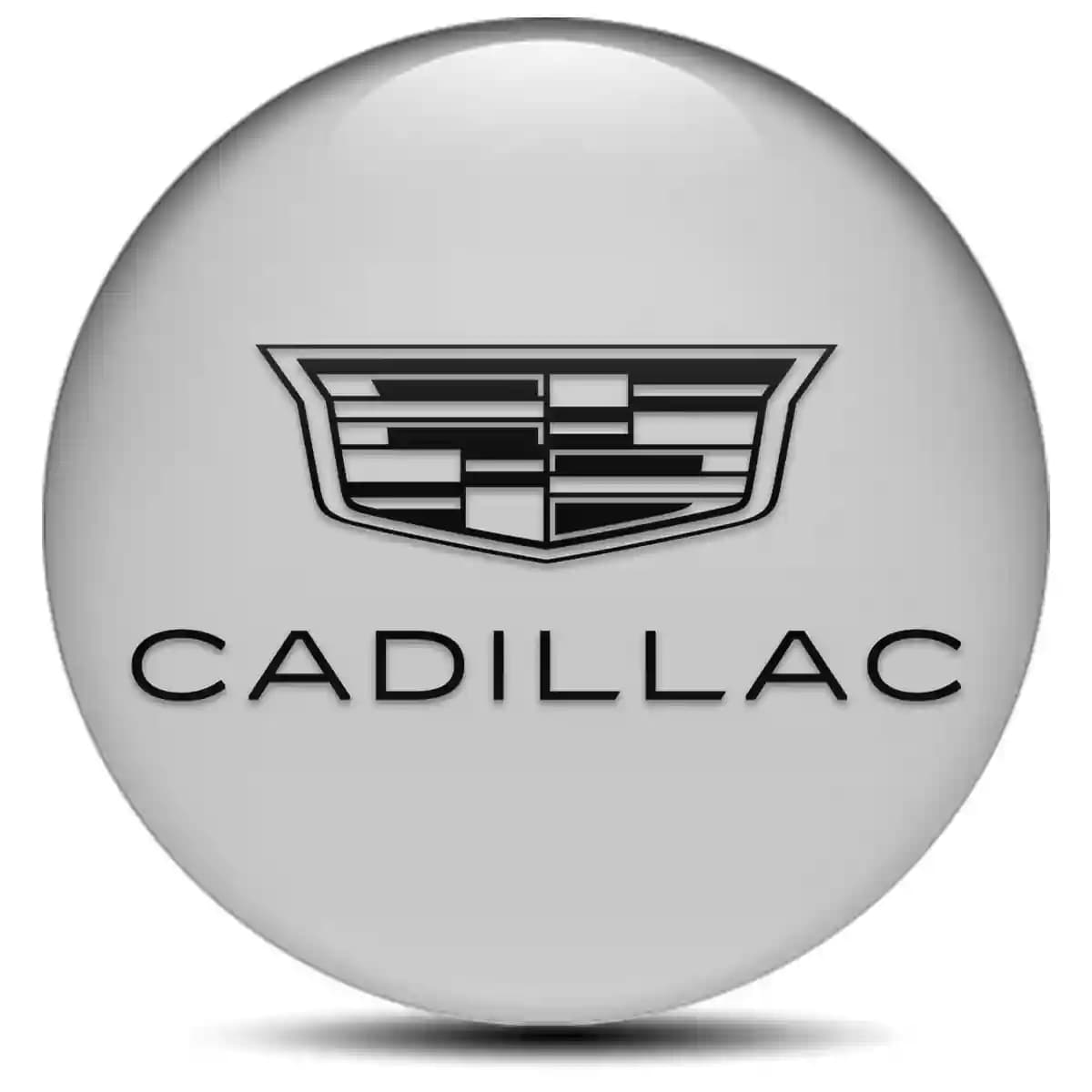 Cadillac Emblem Center Hub Cap Self-Adhesive Stylish Design