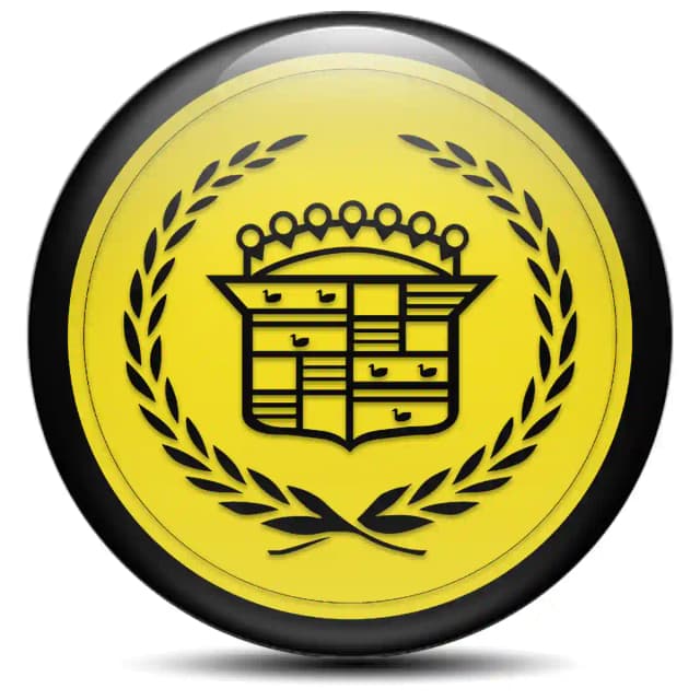 Cadillac Emblem Center Hup Cap Stylish Design