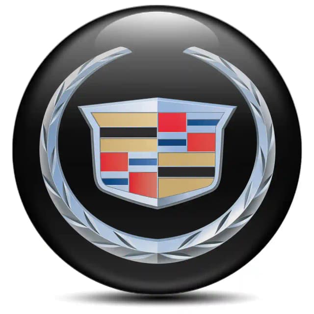 Cadillac Emblem Wheel Center Caps Luxury Edition