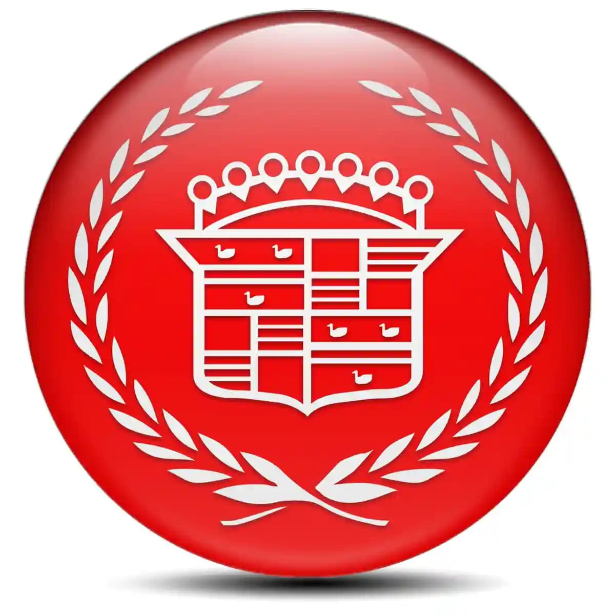 Cadillac Wheel Emblem Self-Adhesive Limited Edition