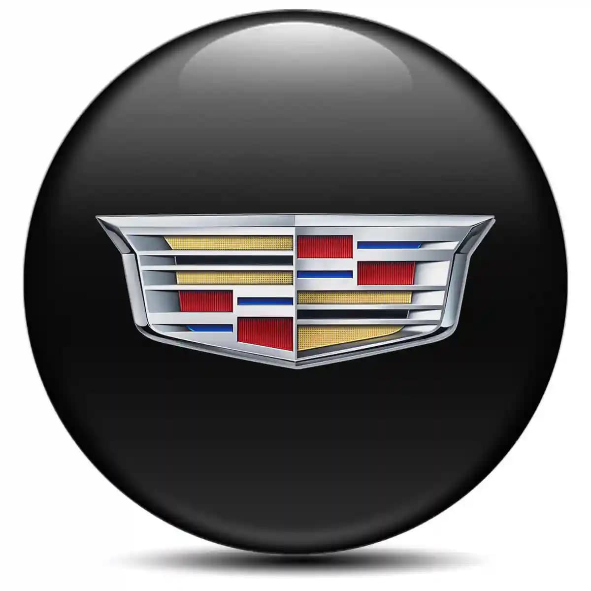 Cadillac Wheel Emblem Self-Adhesive Premium Edition