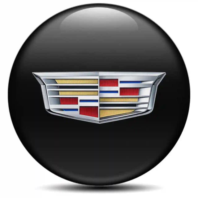 Cadillac Wheel Emblem Self-Adhesive Premium Edition