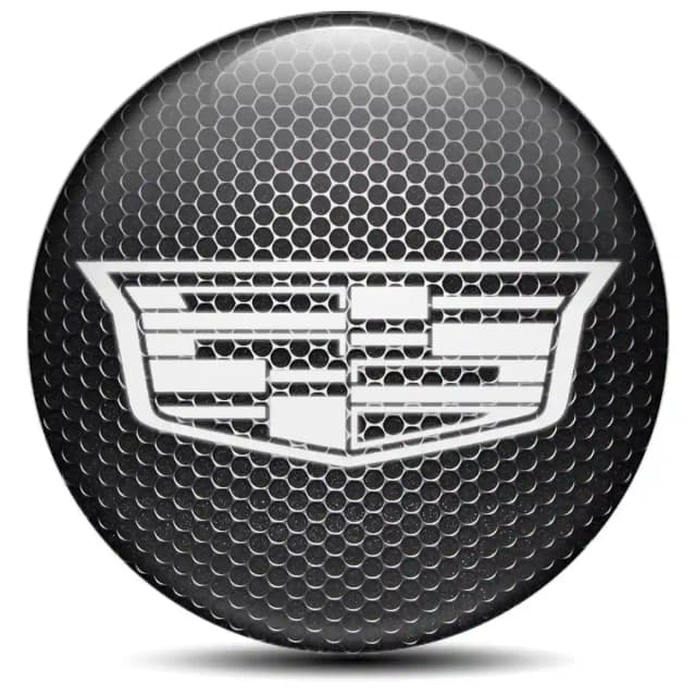 Cadillac Wheel Emblem Self-Adhesive Stylish Design
