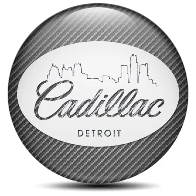 Cadillac Wheel Emblems Premium Resin