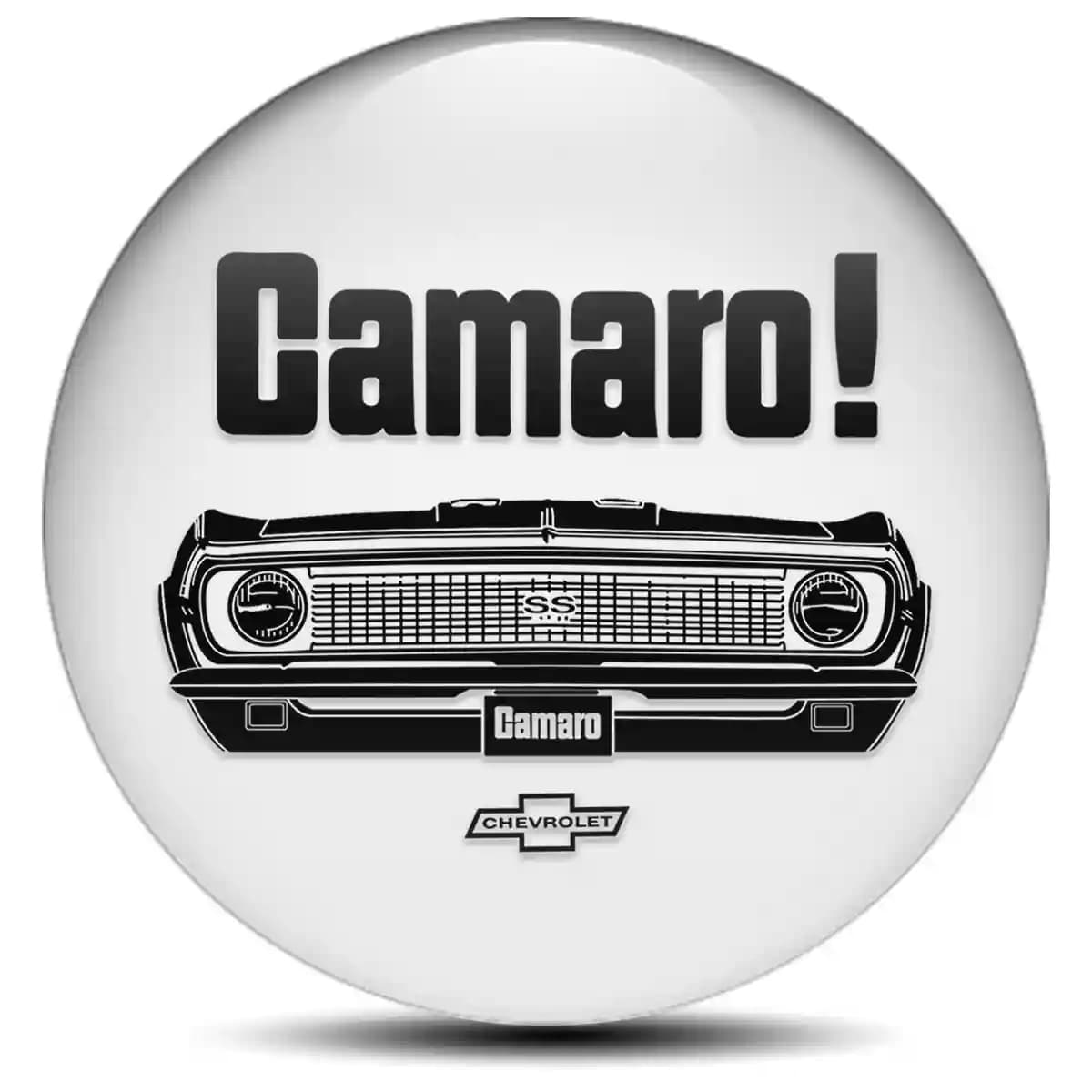 Chevrolet Camaro Domed Emblem Self-Adhesive Stylish Design