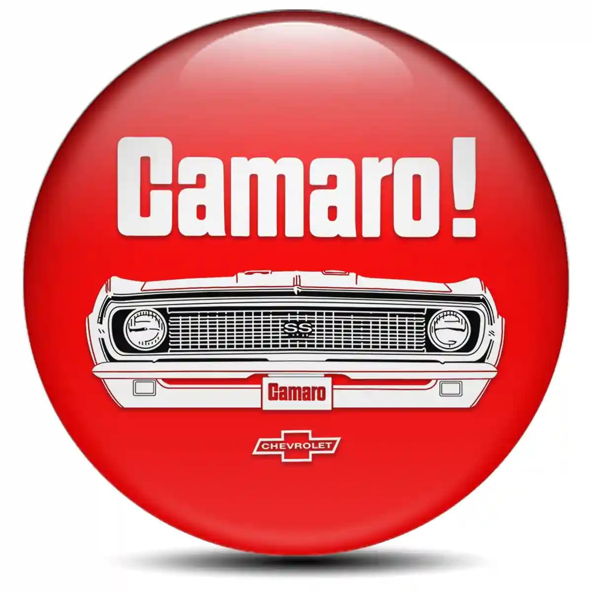 Chevrolet Camaro Domed Emblem Stylish Design