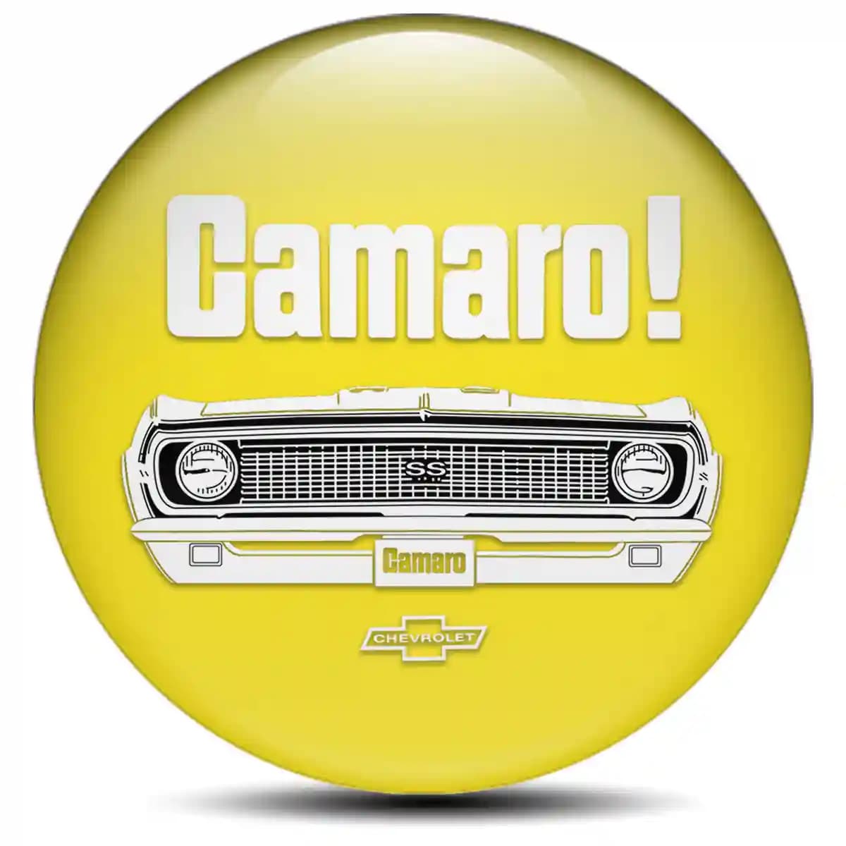 Chevrolet Camaro Domed Sticker Stylish Design