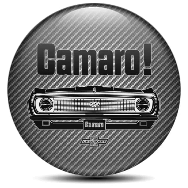 Chevrolet Camaro Emblem Center Hub Cap Self-Adhesive Stylish Design