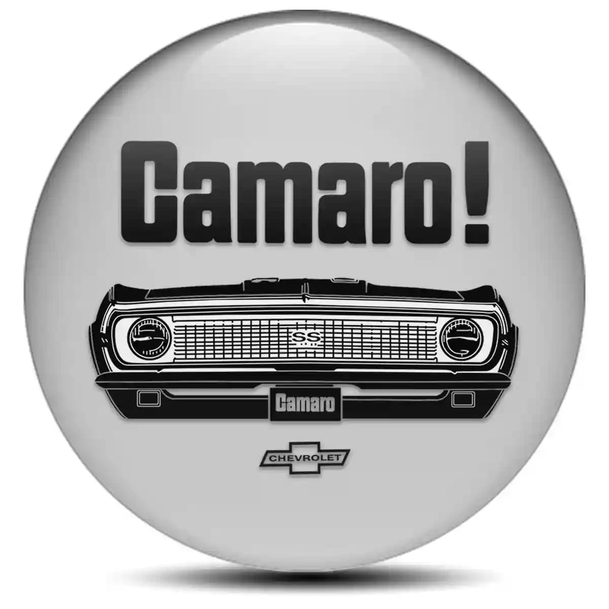 Chevrolet Camaro Wheel Emblems Stylish Design