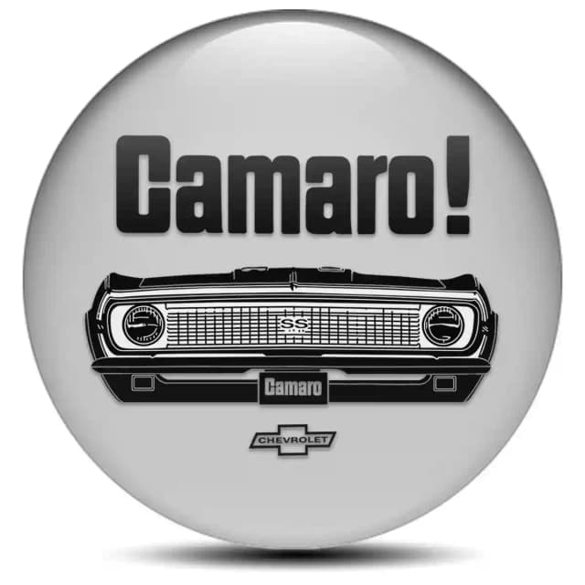 Chevrolet Camaro Wheel Emblems Stylish Design