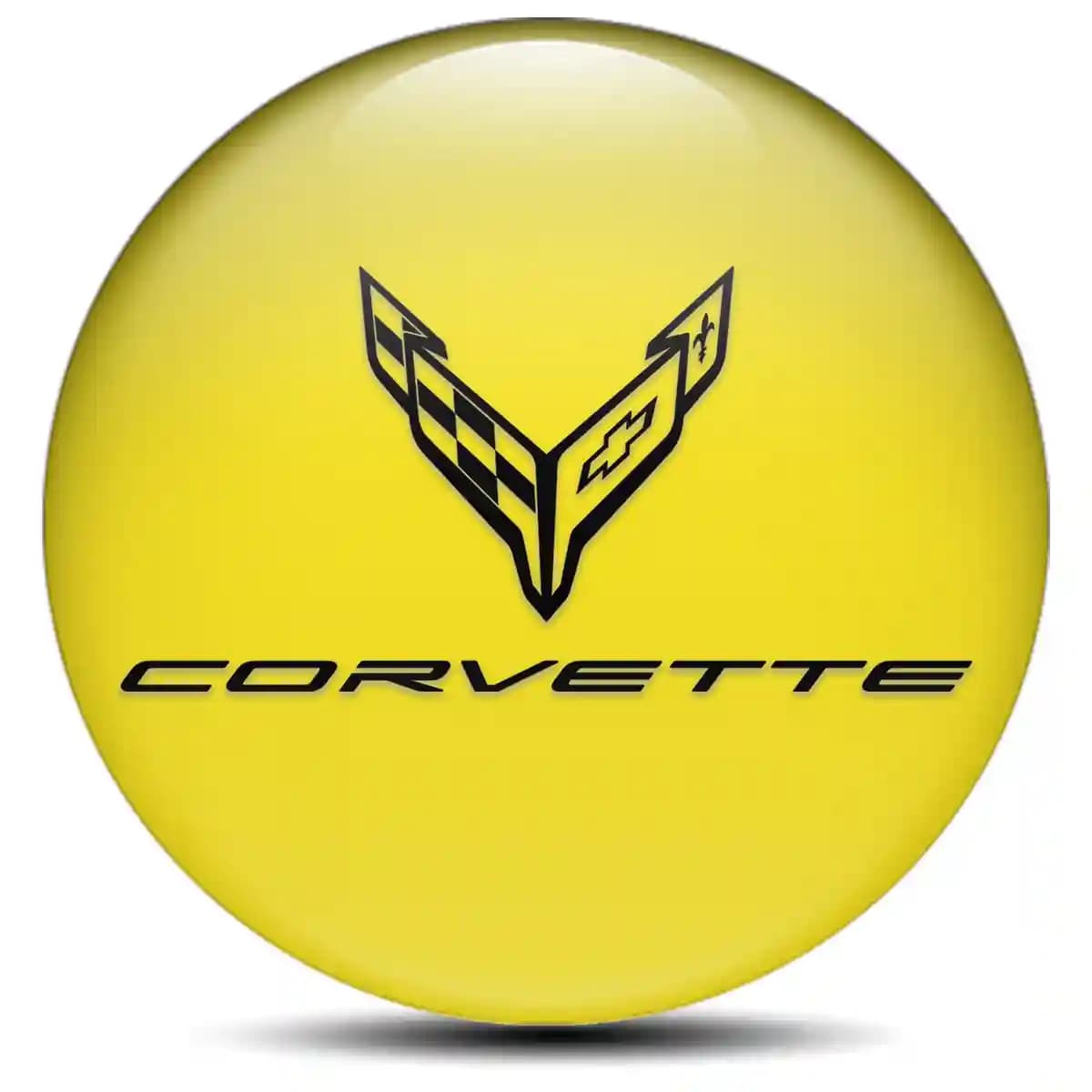 Chevrolet Corvette Badge Emblems Center Cap Limited Edition