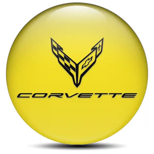 Chevrolet Corvette Badge Emblems Center Cap Limited Edition