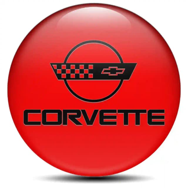 Chevrolet Corvette Badge Emblems Center Cap Premium Edition