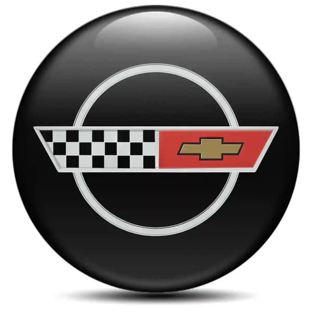 Chevrolet Corvette Badge Emblems Center Cap Premium Quality