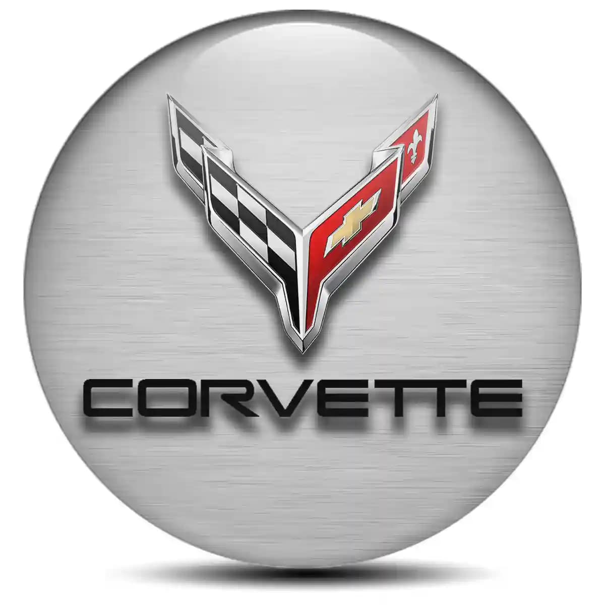 Chevrolet Corvette Domed Emblem Self-Adhesive High Quality